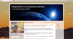 Desktop Screenshot of despertandoalaconcienciacosmica.blogspot.com