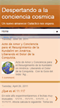 Mobile Screenshot of despertandoalaconcienciacosmica.blogspot.com