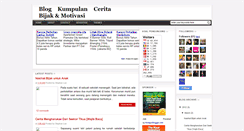 Desktop Screenshot of cerita-bijak-motivasi.blogspot.com