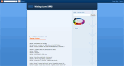 Desktop Screenshot of malayalam-mobile-sms.blogspot.com