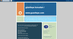 Desktop Screenshot of guzeltepe.blogspot.com