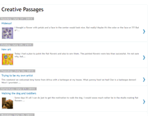 Tablet Screenshot of creativepassages.blogspot.com