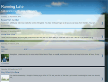 Tablet Screenshot of ajc-runninglate.blogspot.com