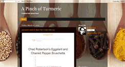 Desktop Screenshot of apinchofturmeric.blogspot.com