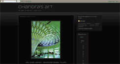 Desktop Screenshot of chandrasart.blogspot.com