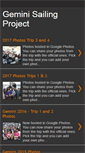 Mobile Screenshot of gemini-sailing-project.blogspot.com