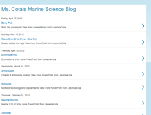 Tablet Screenshot of mscotamarinescience.blogspot.com