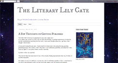 Desktop Screenshot of literarylilycate.blogspot.com