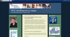 Desktop Screenshot of john4congress.blogspot.com