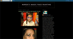 Desktop Screenshot of margiesmagicfaces.blogspot.com