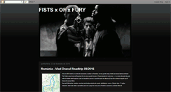 Desktop Screenshot of fistsxofxfury.blogspot.com