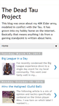 Mobile Screenshot of deadtau.blogspot.com