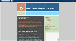 Desktop Screenshot of dvclassof88.blogspot.com