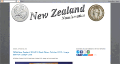 Desktop Screenshot of nznumismatics.blogspot.com