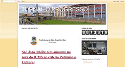 Desktop Screenshot of jornaloprogresso.blogspot.com
