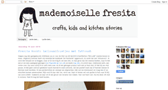 Desktop Screenshot of mademoisellefresita.blogspot.com