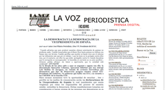 Desktop Screenshot of lavozperiodisticaexclu.blogspot.com