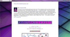 Desktop Screenshot of joyous-chai-lights-dec-2010.blogspot.com