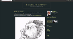 Desktop Screenshot of brilliantanyway.blogspot.com