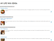 Tablet Screenshot of mylifewithsensa.blogspot.com