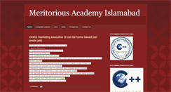 Desktop Screenshot of islamabad-academy.blogspot.com