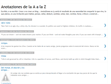 Tablet Screenshot of anotaziones.blogspot.com