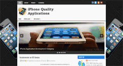 Desktop Screenshot of iphonequalityapplications.blogspot.com