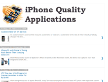 Tablet Screenshot of iphonequalityapplications.blogspot.com