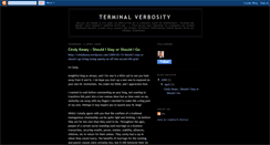 Desktop Screenshot of my-verbosity.blogspot.com