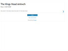 Tablet Screenshot of kings-head-amlwch.blogspot.com