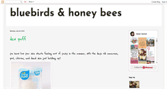 Desktop Screenshot of bluebirdshoneybees.blogspot.com