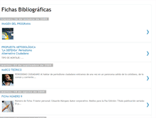 Tablet Screenshot of bibliofichas.blogspot.com