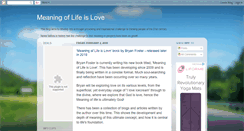 Desktop Screenshot of meaning-of-life-is-love.blogspot.com