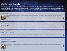 Tablet Screenshot of mysavages.blogspot.com