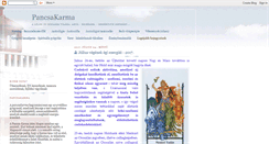 Desktop Screenshot of pancsakarma.blogspot.com