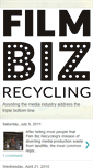 Mobile Screenshot of filmbizrecycling.blogspot.com