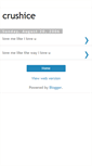 Mobile Screenshot of crushice.blogspot.com