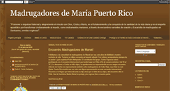 Desktop Screenshot of madrugadoresdepuertorico.blogspot.com