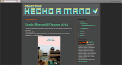 Desktop Screenshot of hechoamano-colectivo.blogspot.com