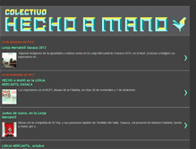 Tablet Screenshot of hechoamano-colectivo.blogspot.com