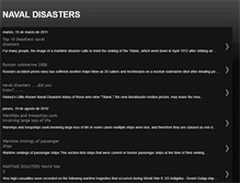 Tablet Screenshot of navaldisasters.blogspot.com