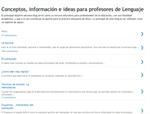 Tablet Screenshot of ciberlengua.blogspot.com
