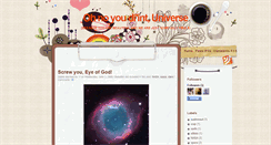 Desktop Screenshot of effyouniverse.blogspot.com