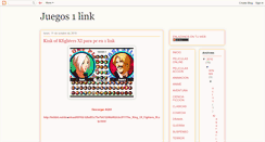 Desktop Screenshot of juegos-en-1-link.blogspot.com