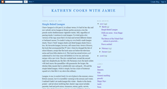 Desktop Screenshot of kathryncookswithjamie.blogspot.com