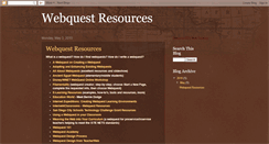 Desktop Screenshot of ccswebquests.blogspot.com