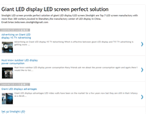 Tablet Screenshot of led-display-led-screen-solution.blogspot.com