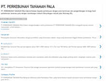 Tablet Screenshot of perkebunanpala.blogspot.com