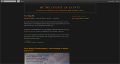 Desktop Screenshot of inthecourseofevents.blogspot.com