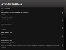 Tablet Screenshot of lavenderscribbles.blogspot.com